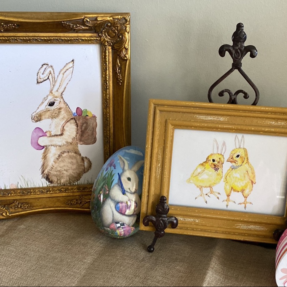 Easter decor water color prints
